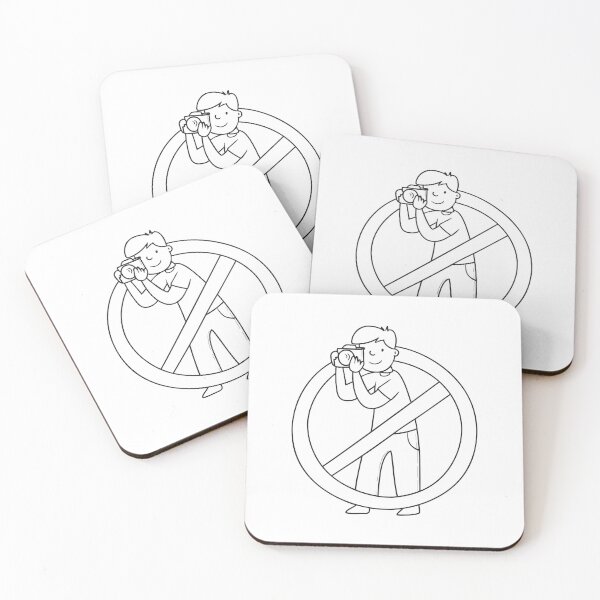 Item preview, A person taking photos in a No Photography area designed and sold by rasagamastore.