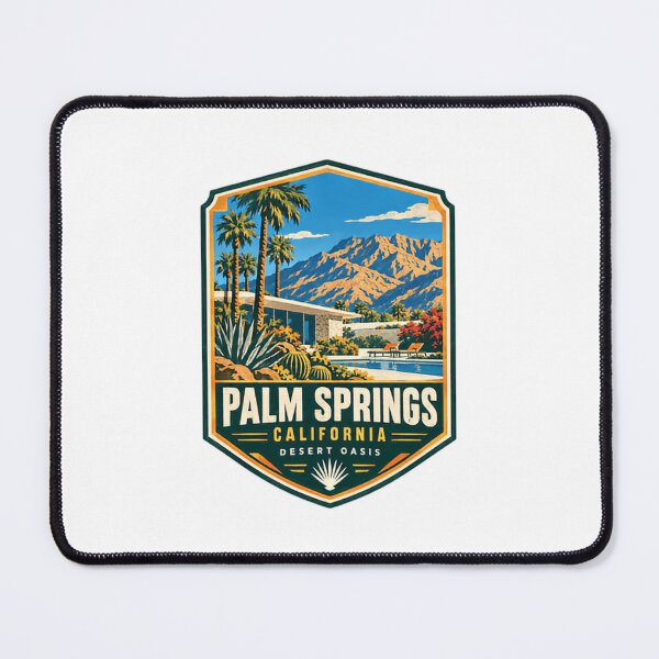 Item preview, Palm Springs California Desert Oasis Vacation Traveler Souvenir designed and sold by NeedForParks.