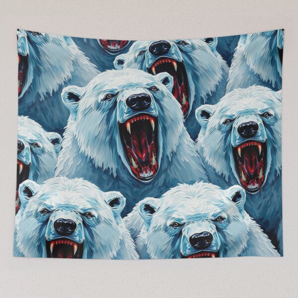 Item preview, Copy of Roaring Polar Bear Pattern designed and sold by pUNKnown.
