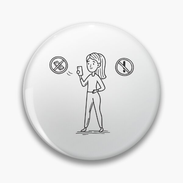 Item preview, A person using a phone in a No Phones zone designed and sold by rasagamastore.