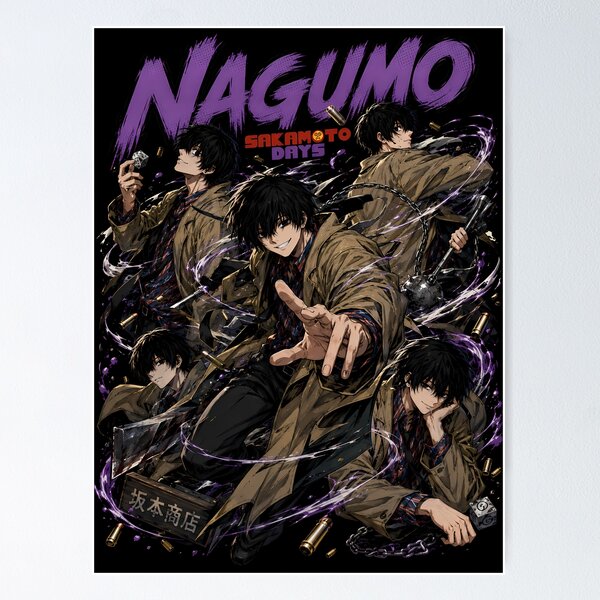 Item preview, Nagumo Purple Action Pose Sakamoto Days T-Shirt designed and sold by SirLivy.
