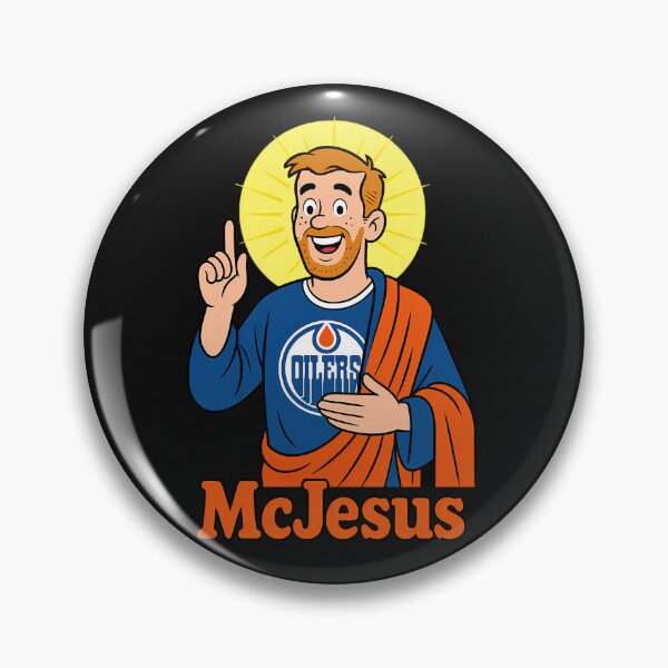 Item preview, Mcjesus Edmonton Oilers Parody designed and sold by NohaAli.
