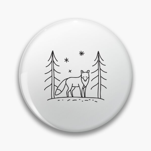 Item preview, A red fox standing in a snowy forest designed and sold by rasagamastore.