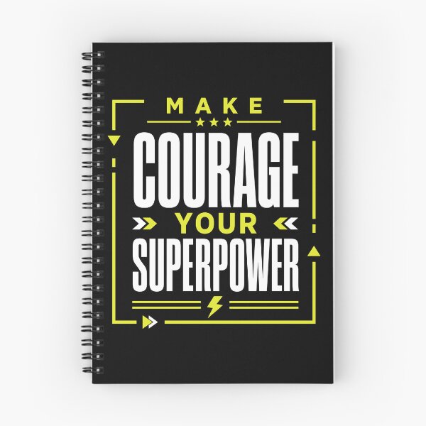 Item preview, Make Courage Your Superpower Motivational Confidence Typography T-Shirt designed and sold by rejowan-arts.