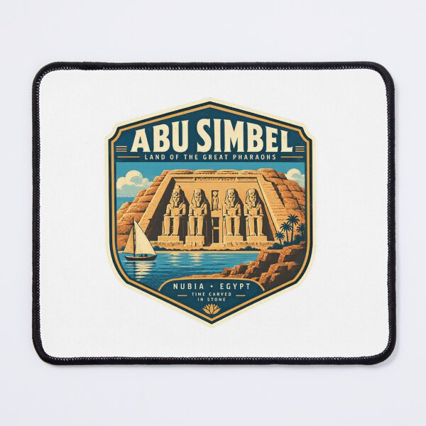 Item preview, Abu Simbel Land Of The Great Pharaohs Nubia Egypt Time Carved In Stone Travel History Souvenir designed and sold by Simsimah26Parks.