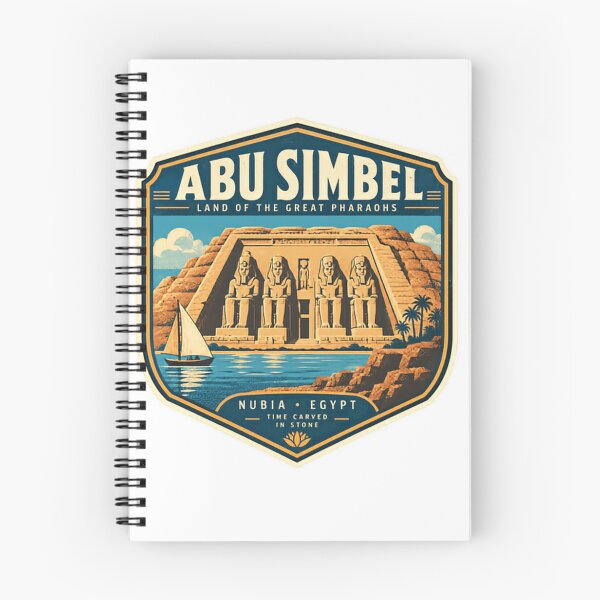 Item preview, Abu Simbel Land Of The Great Pharaohs Nubia Egypt Time Carved In Stone Travel History Souvenir designed and sold by Simsimah26Parks.