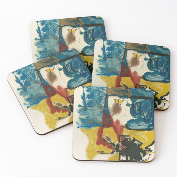 Item preview, Beach scene, 1961- designed and sold by VeilOfPigments.