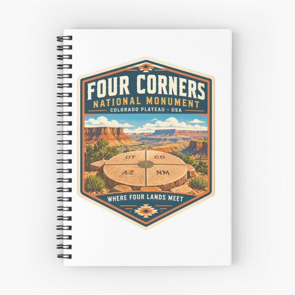 Item preview, Four Corners National Monument Where Four Lands Meet USA Travel Souvenir Colorado Plateau Utah Arizona Colorado New Mexico designed and sold by Simsimah26Parks.