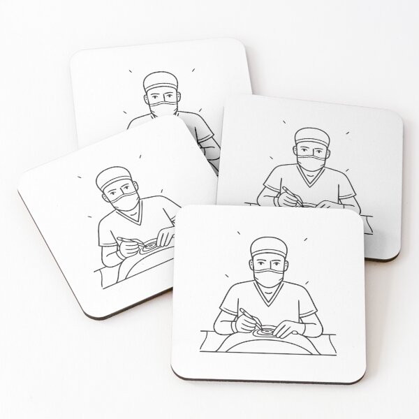 Item preview, A surgeon performing laser eye surgery designed and sold by rasagamastore.