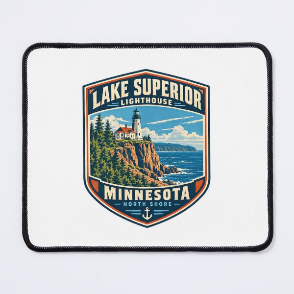 Item preview, Lake Superior Lighthouse Minnesota North Shore Great Lakes Travel designed and sold by NeedForParks.