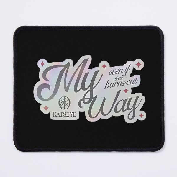 Item preview, KATSEYE My Way Holographic Y2K Graphic designed and sold by cubomtumeshop.