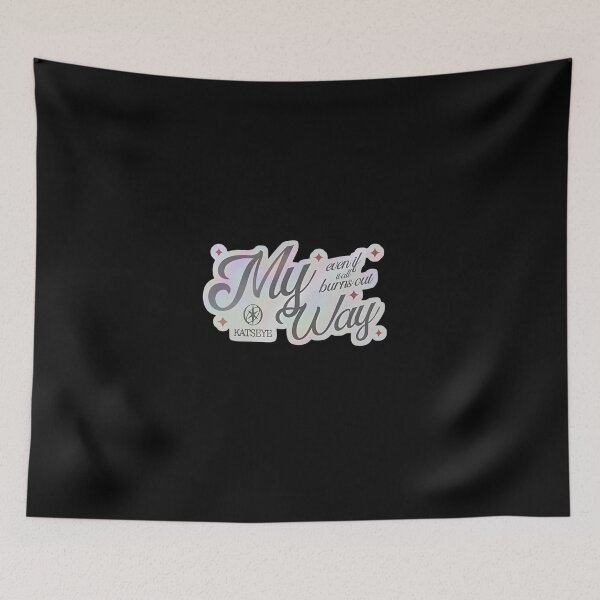 Item preview, KATSEYE My Way Holographic Y2K Graphic designed and sold by cubomtumeshop.