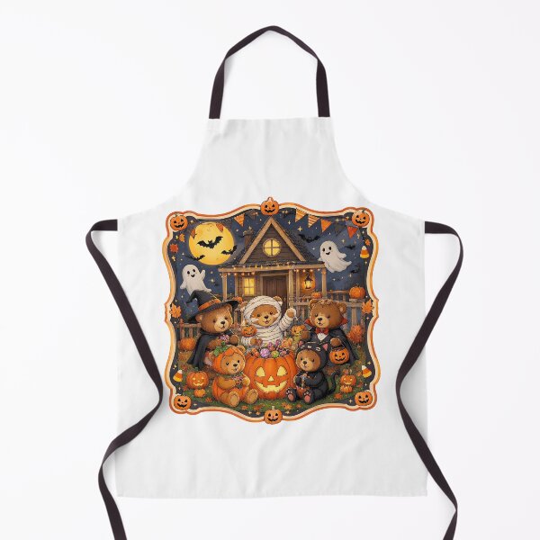 Item preview, Cute Halloween Teddy Bears Trick or Treat designed and sold by BuncoHearas.