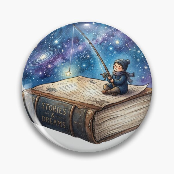 Item preview, Fishing For Stars - Magical Watercolor Book of Dreams Art? designed and sold by Sanan Israyilli.