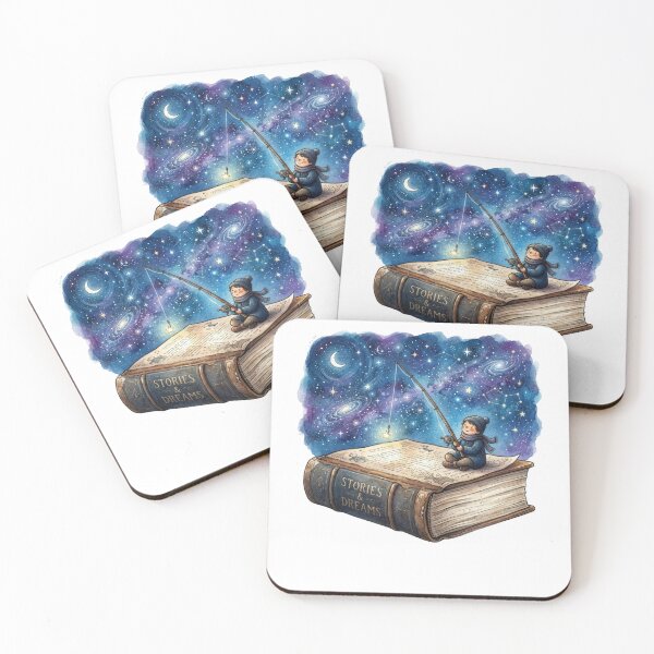 Item preview, Fishing For Stars - Magical Watercolor Book of Dreams Art? designed and sold by Sanan Israyilli.