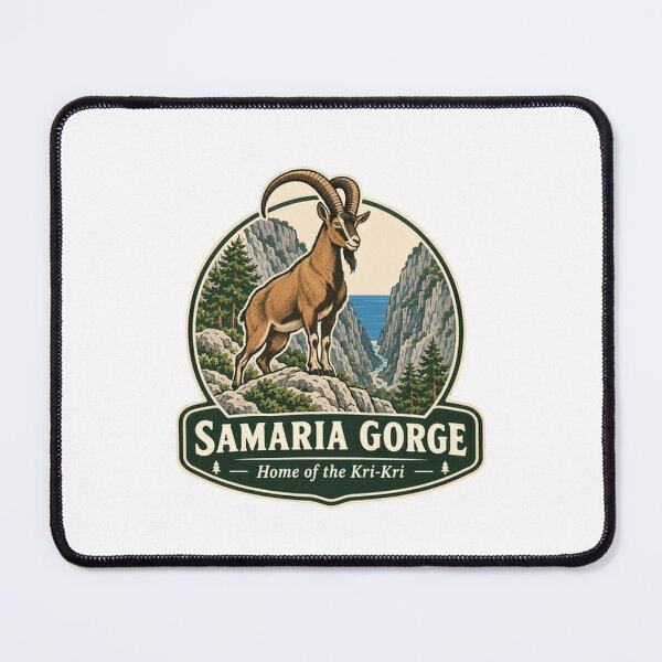 Item preview, Samaria Gorge Home Of The Kri-Kri Greece Travel Hiker National Park Souvenir designed and sold by NeedForParks.