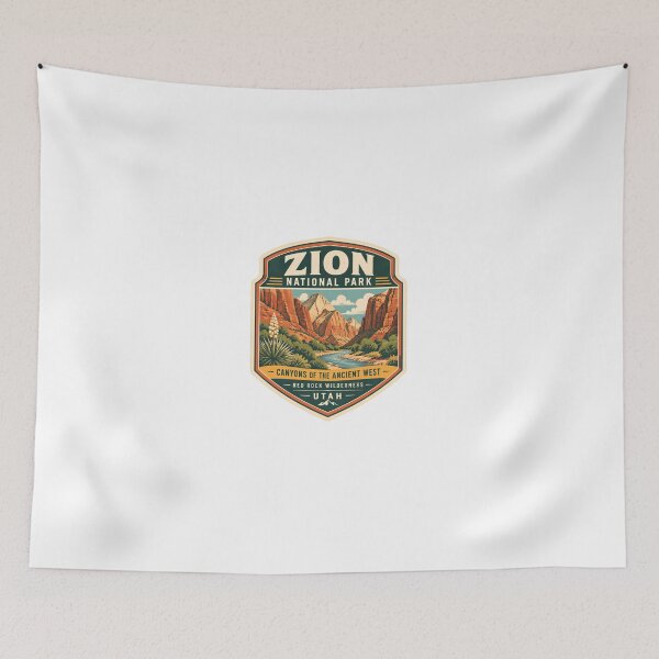 Item preview, Zion National Park Canyons Of The Ancient West Red Rock Wilderness Utah Traveler Souvenir designed and sold by Simsimah26Parks.