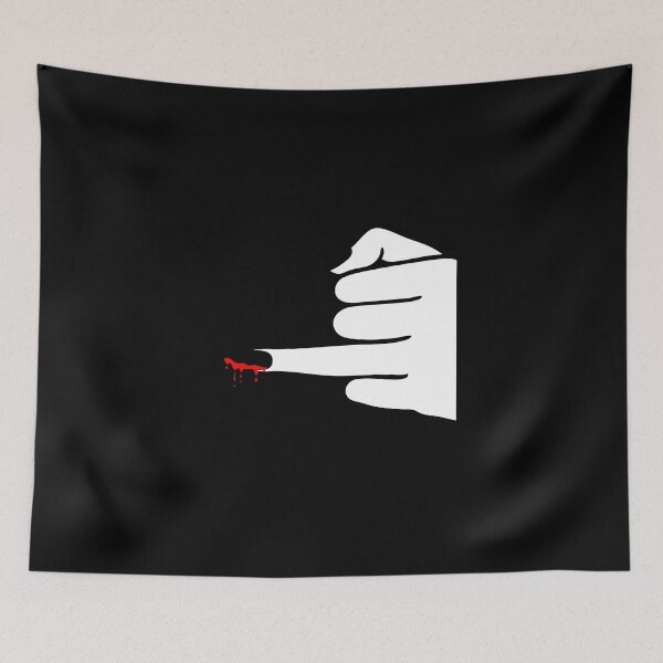 Item preview, Bloody Middle Finger - Edgy Antisocial Halloween designed and sold by offquote. by nttglyphs.