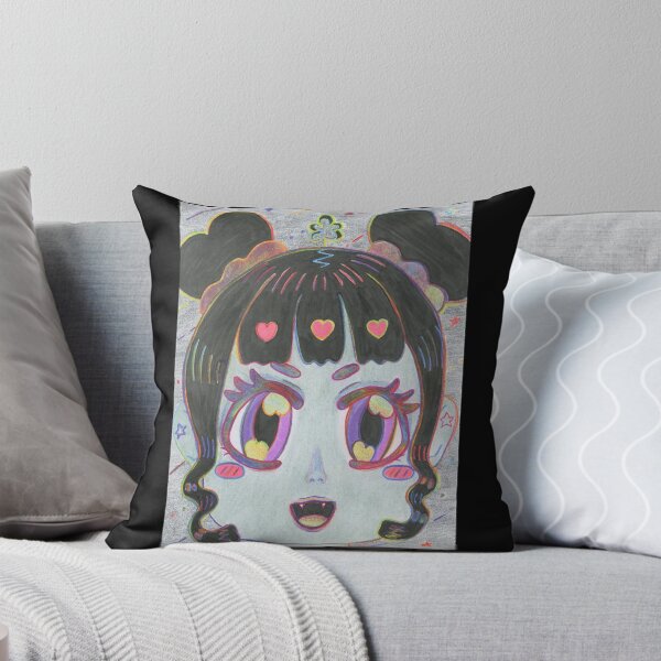 Aperçu de l'œuvre Illustration d'une fille anime mignonne au néon sombre créée et vendue par xDannyShermanx.
