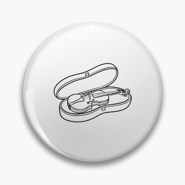 Item preview, A Violin inside an open instrument case designed and sold by rasagamastore.