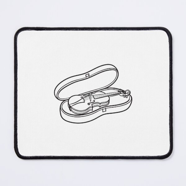 Item preview, A Violin inside an open instrument case designed and sold by rasagamastore.