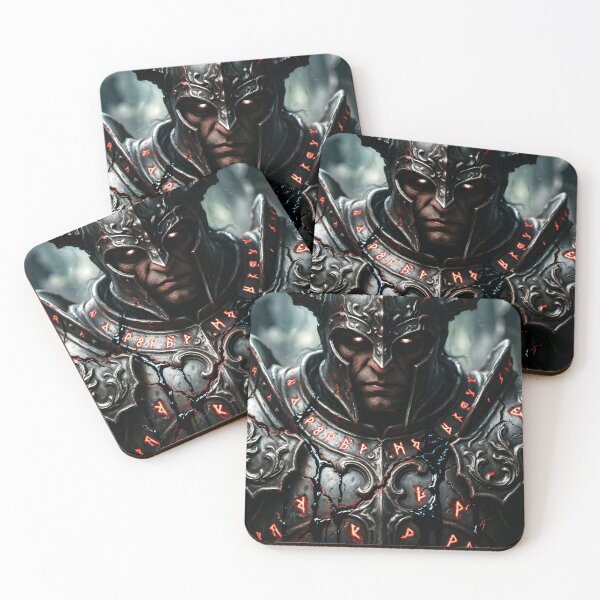Item preview, Runic Dark Knight – Grimdark Fantasy Warrior designed and sold by AetheraVI.
