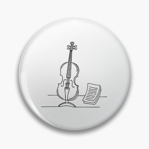 Item preview, A Violin placed on a music stand with sheet music designed and sold by rasagamastore.