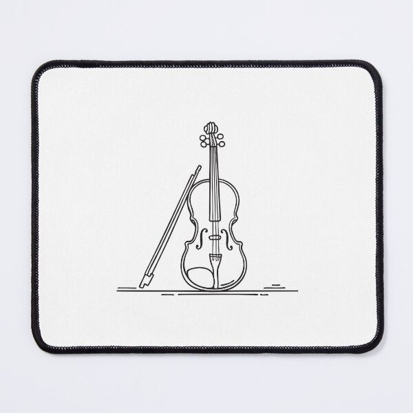 Item preview, A Violin with a bow resting beside it designed and sold by rasagamastore.