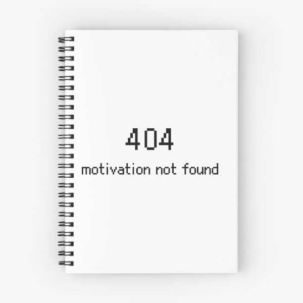Item preview, 404 Motivation Not Found Funny Tech T-Shirt designed and sold by low battery meme design.