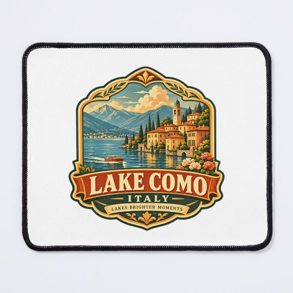 Item preview, Lake Como Italy Lakes Brighter Moments Italian Travel Destination Vacation Souvenir designed and sold by NeedForParks.
