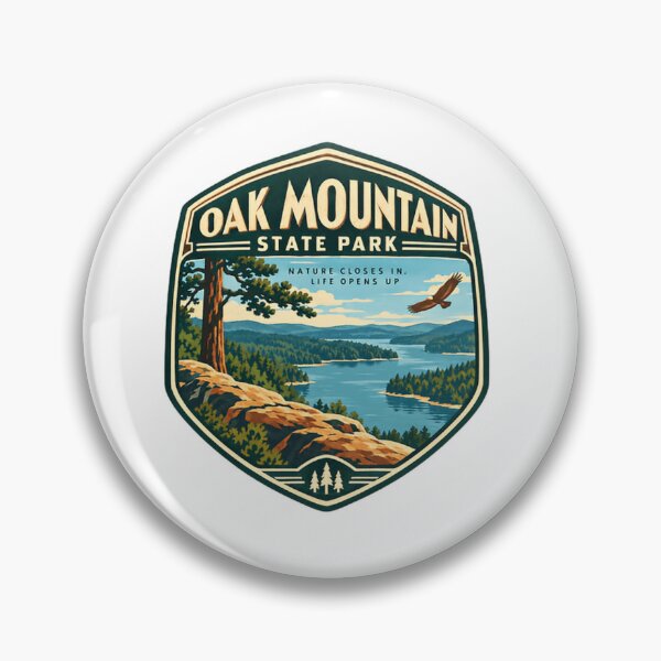 Item preview, Oak Mountain State Park Nature Closes In Life Opens Up Hiking Camping Outdoors Explorer designed and sold by Simsimah26Parks.