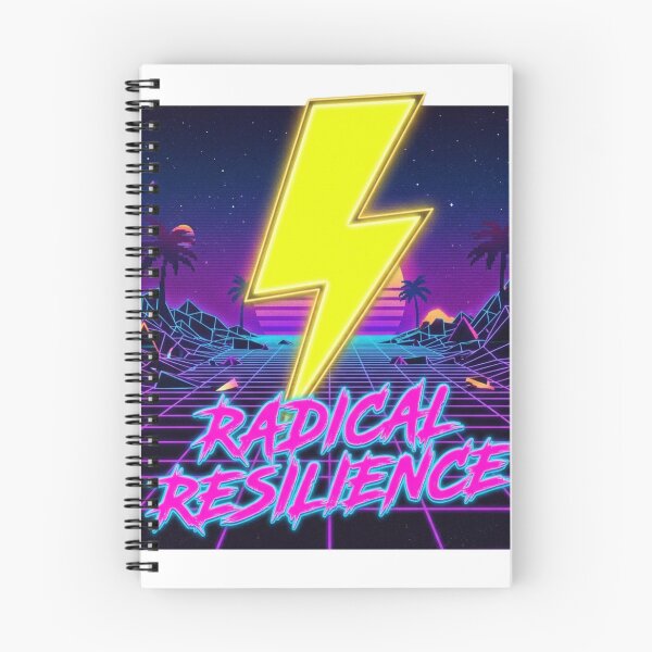 Item preview, Radical Resilience - Retro 80s Neon Lightning Bolt Art designed and sold by Sanan Israyilli.