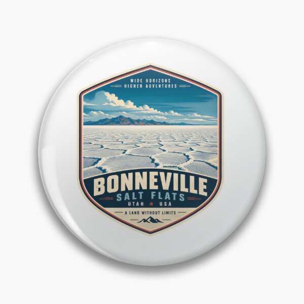 Item preview, Bonneville Salt Flats Utah USA Wide Horizons Higher Adventures A Land Without Limits Travel Adventure Road Trip Explorer designed and sold by Simsimah26Parks.