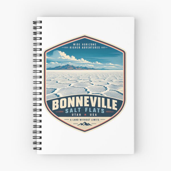 Item preview, Bonneville Salt Flats Utah USA Wide Horizons Higher Adventures A Land Without Limits Travel Adventure Road Trip Explorer designed and sold by Simsimah26Parks.