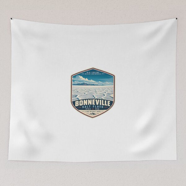 Item preview, Bonneville Salt Flats Utah USA Wide Horizons Higher Adventures A Land Without Limits Travel Adventure Road Trip Explorer designed and sold by Simsimah26Parks.