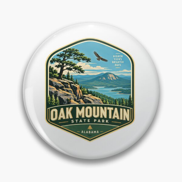 Item preview, Oak Mountain State Park Alabama Higher Views Brighter Days Nature Outdoors Travel designed and sold by Simsimah26Parks.