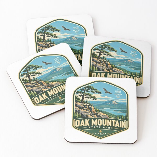 Item preview, Oak Mountain State Park Alabama Higher Views Brighter Days Nature Outdoors Travel designed and sold by Simsimah26Parks.