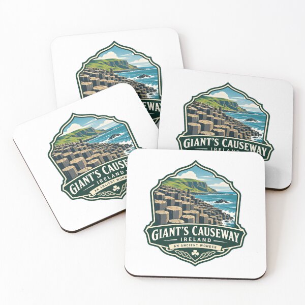 Item preview, Giant's Causeway Ireland An Ancient Wonder Irish Travel Landmark Souvenir designed and sold by NeedForParks.