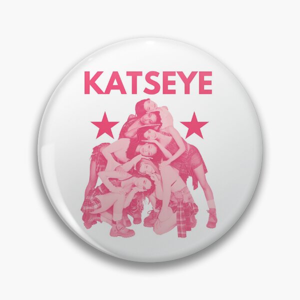 Item preview, KATSEYE Pink Star Photo Stack Graphic designed and sold by cubomtumeshop.