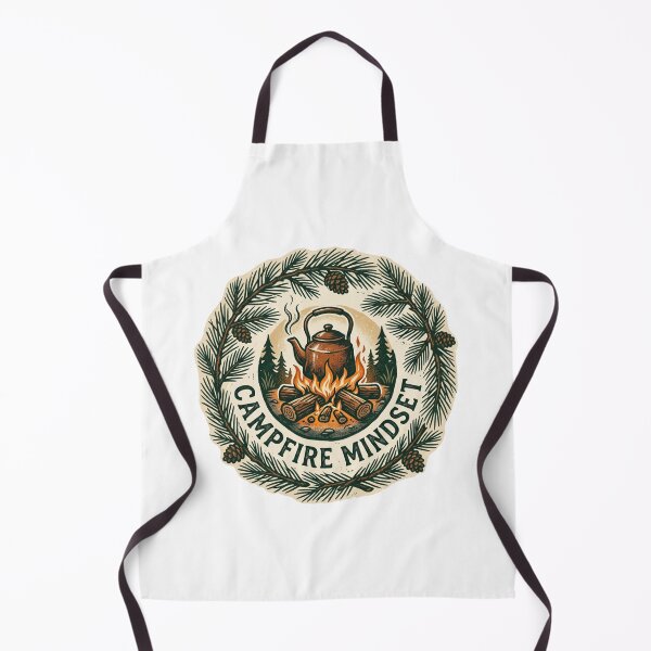 Item preview, Campfire Mindset - Vintage Outdoors Camping Kettle Art designed and sold by Sanan Israyilli.