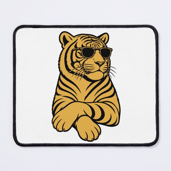 Item preview, Cool Tiger with Sunglasses designed and sold by PIXEL POP DESIGNS - Beyond the Norm!.