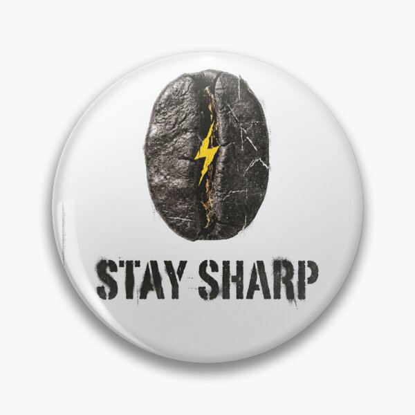 Item preview, Stay Sharp - Vintage Coffee Bean Lightning Bolt Energy designed and sold by Sanan Israyilli.