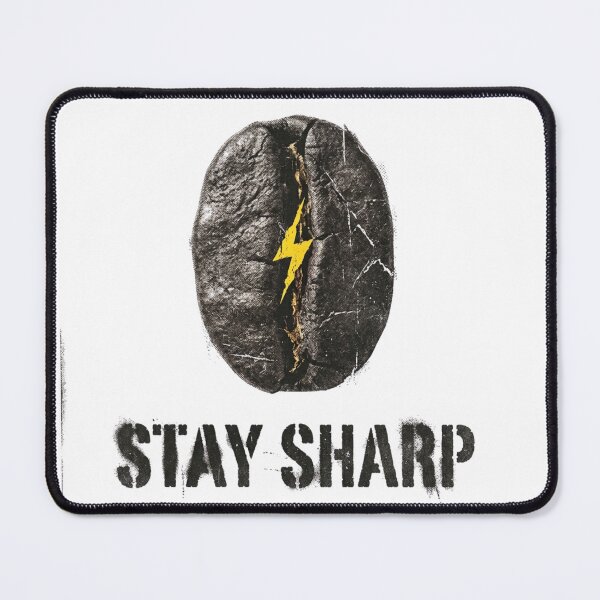 Item preview, Stay Sharp - Vintage Coffee Bean Lightning Bolt Energy designed and sold by Sanan Israyilli.