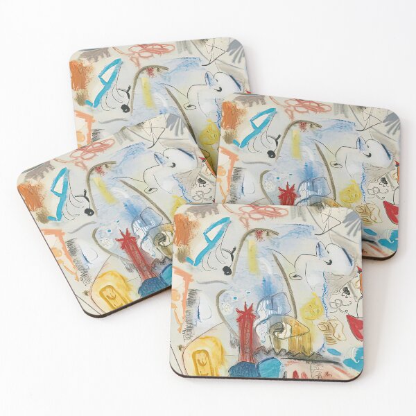 Item preview, Circus landscape, 1951- designed and sold by VeilOfPigments.