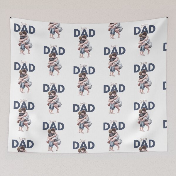 Item preview, Super Dad – Father & Son Love designed and sold by arnabscreativeworld.