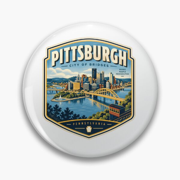 Item preview, Pittsburgh City Of Bridges Pennsylvania Travel Souvenir Gift designed and sold by Simsimah26Parks.