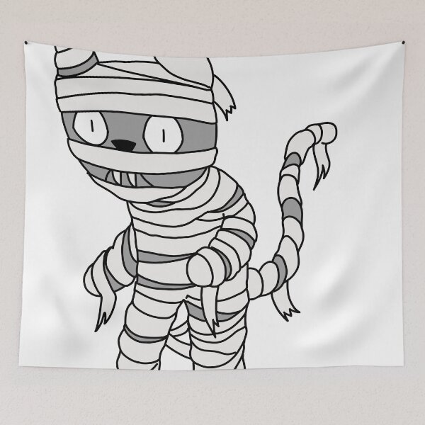 Item preview, mummy cat - gray designed and sold by motherbrainart.