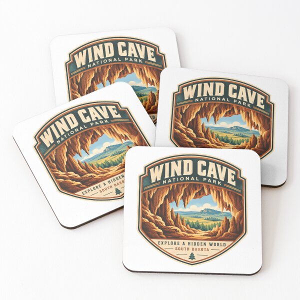 Item preview, Wind Cave National Park Explore A Hidden World South Dakota Travel Adventure designed and sold by Simsimah26Parks.