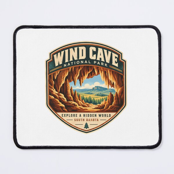 Item preview, Wind Cave National Park Explore A Hidden World South Dakota Travel Adventure designed and sold by Simsimah26Parks.