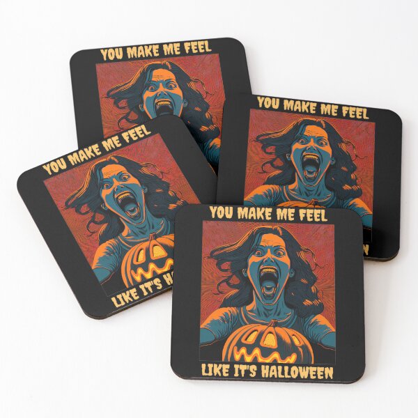 Item preview, Screaming Screaming Woman Halloween Pumpkin Pop Art designed and sold by MelissaHays.